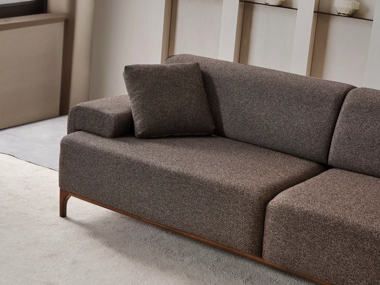 Comoda BOLD – Minimalism Sculptural și Puritate în MDF Vopsit 1