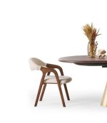 Scaun Dining MANGO – Design Modern, Cadru din Lemn Masiv 4