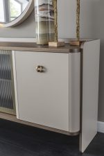 Set Dining Monaco | Masa, 6 Scaune, Comodă și Oglindă 4