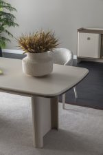 Set Dining Monaco | Masa, 6 Scaune, Comodă și Oglindă 5