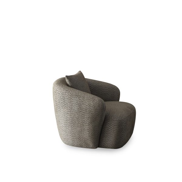 Fotoliu MONACO cu design sculptural si tapiterie premium