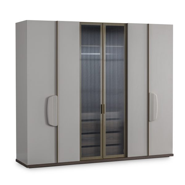 Dressing MONACO cu usi din sticla riflata si design modern