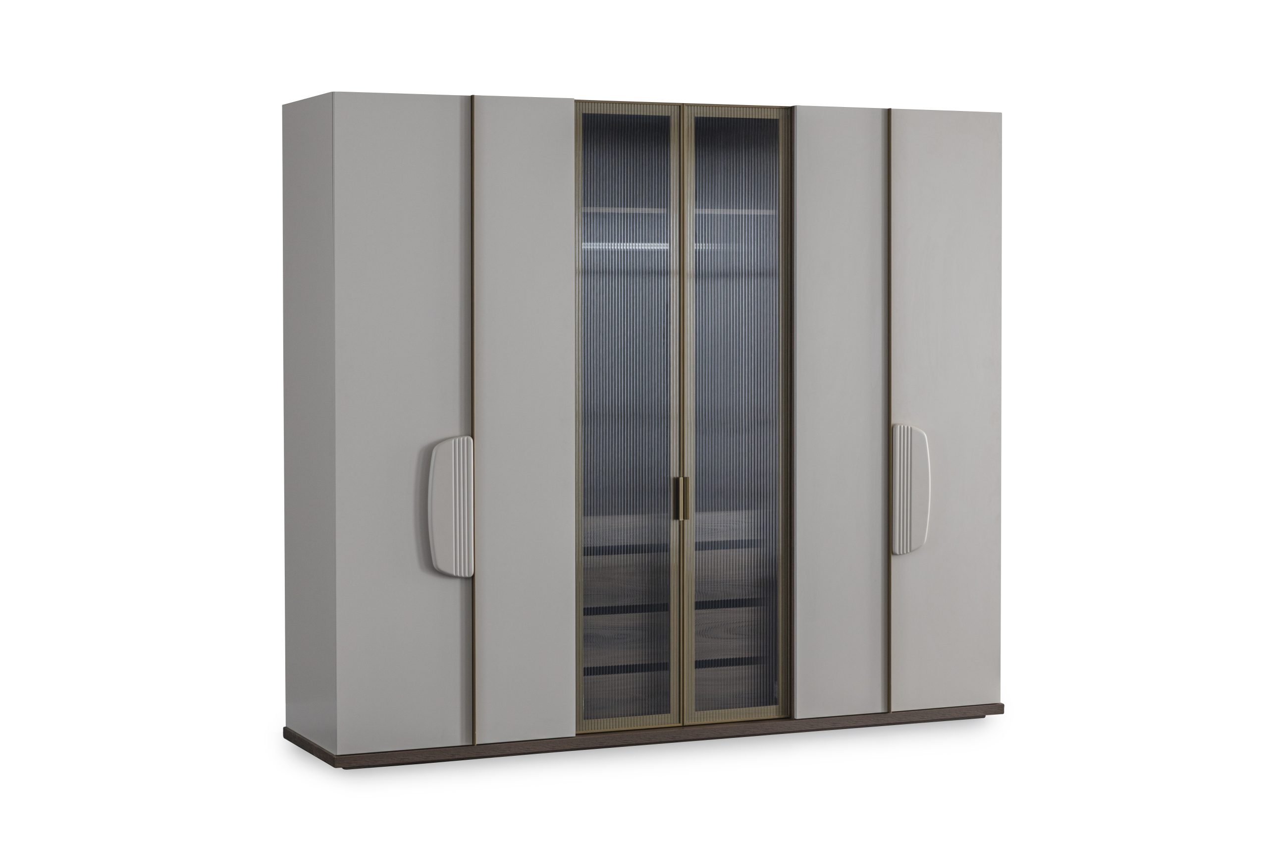 Dressing MONACO cu usi din sticla riflata si design modern