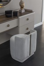 Comodă Make-up MONACO cu Oglindă și Pouf 3