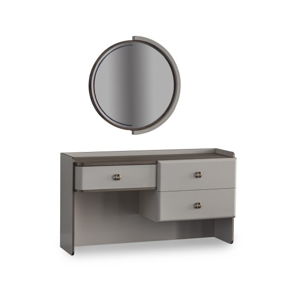 Comodă Make-up MONACO cu Oglindă și Pouf