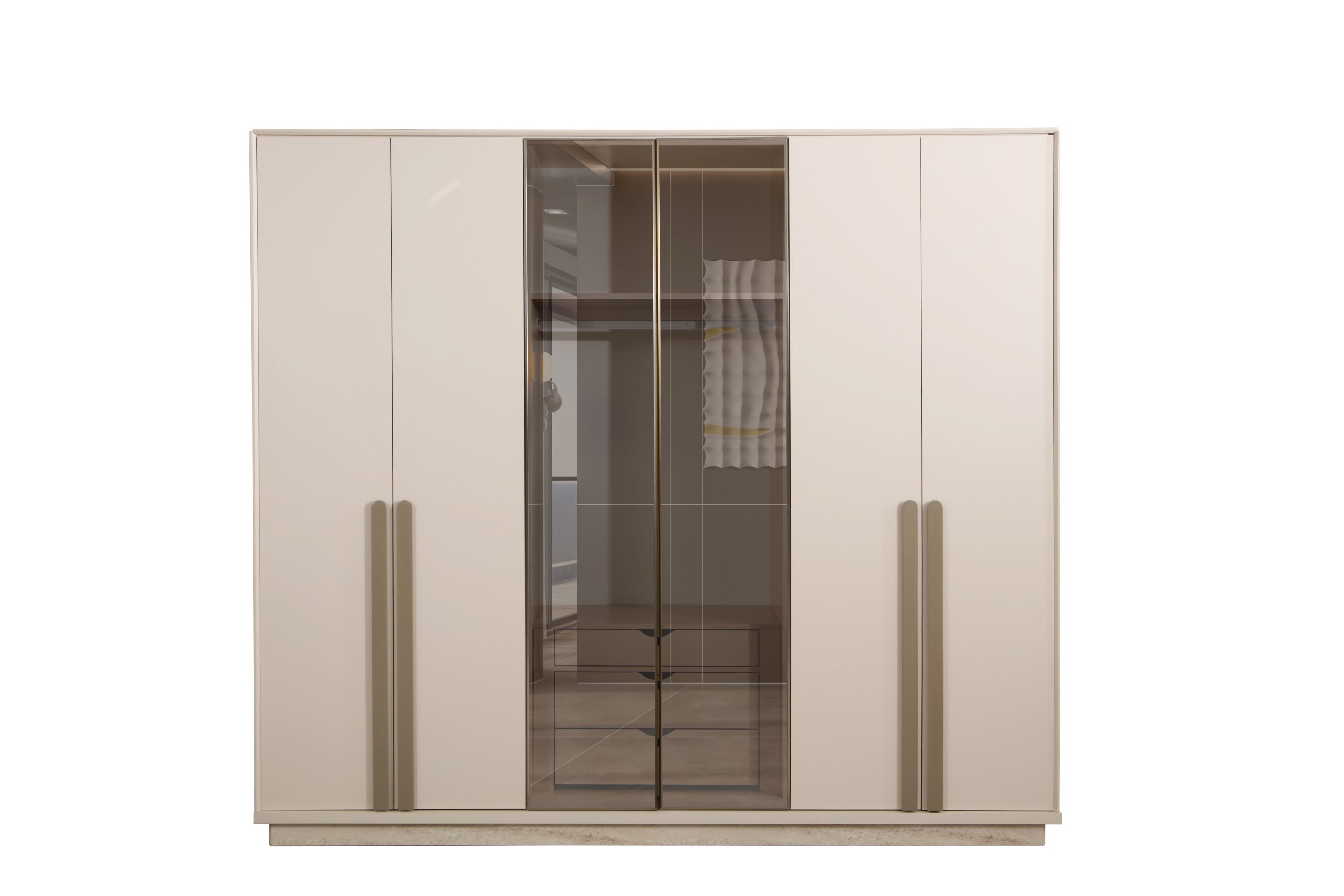 Set Dormitor STELLA – Design Modern Complet (Pat, Noptiere, Dulap, Comodă) 2