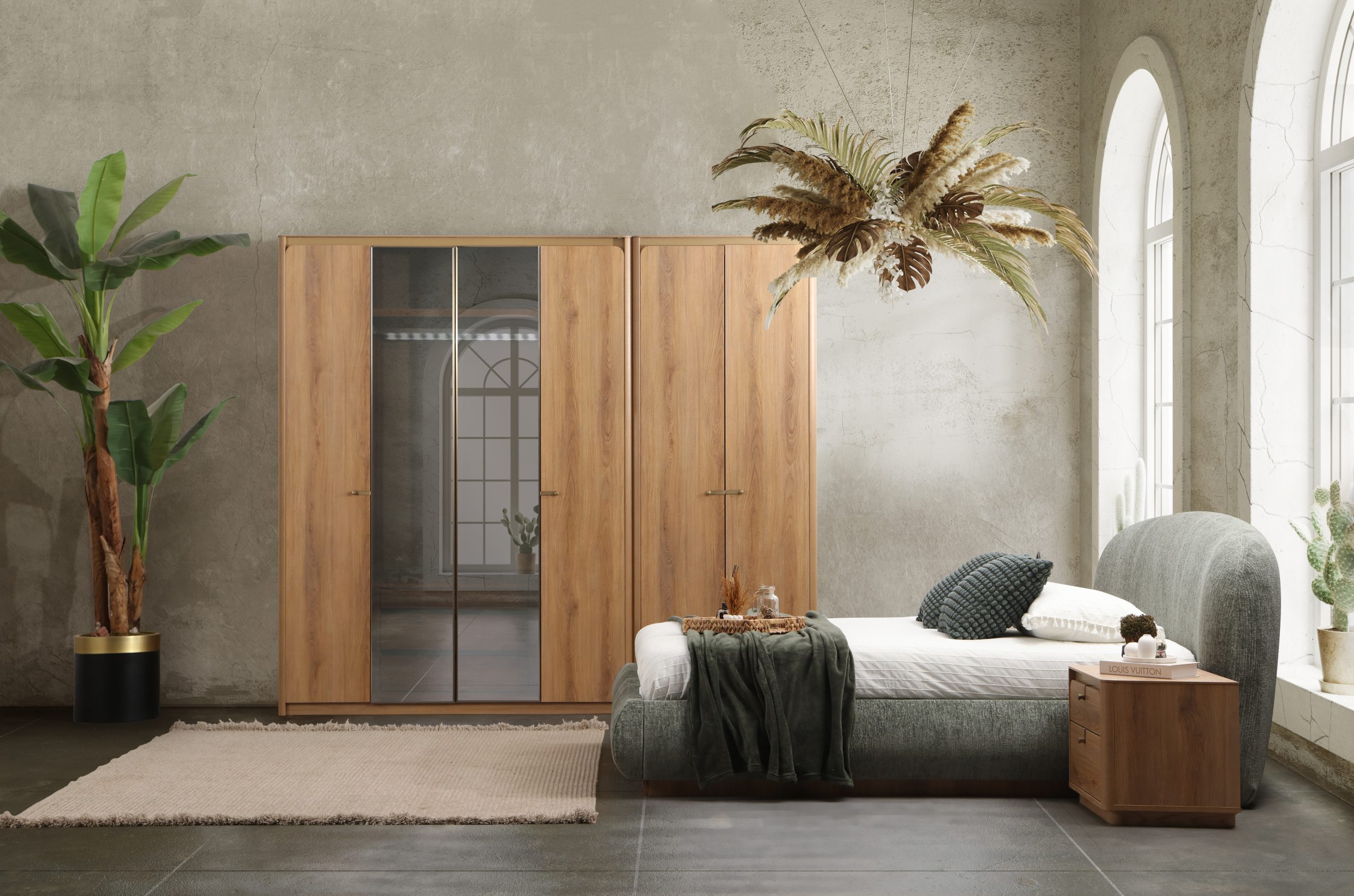 OLIVIA - Comoda Make-up cu Oglinda 7