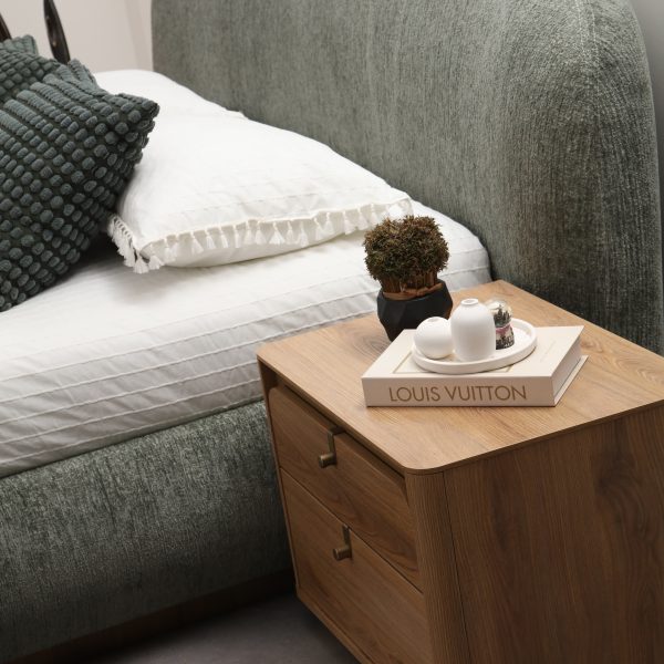 Noptiera cu 2 Sertare ICON – Design Contemporan, Soft-Close