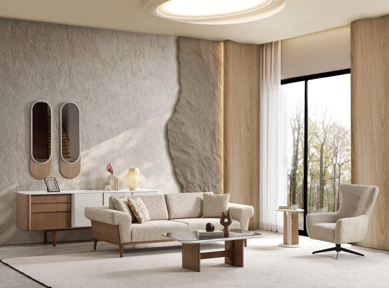 Comoda BOLD – Minimalism Sculptural și Puritate în MDF Vopsit 9