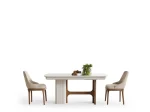 Scaun Dining Tapițat LATTE – Eleganță Scandinavă și Confort Premium 4