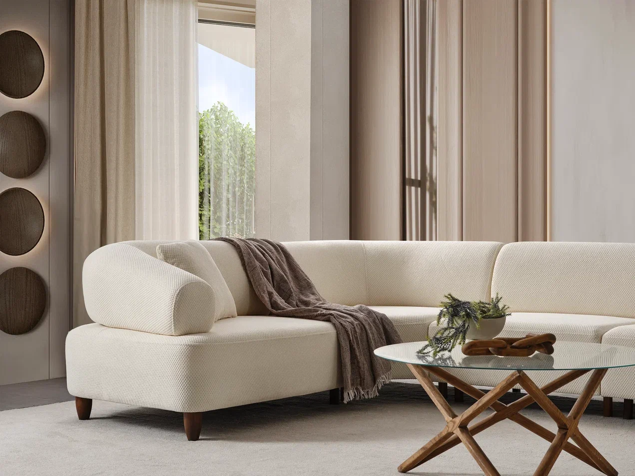 Comoda BOLD – Minimalism Sculptural și Puritate în MDF Vopsit 3