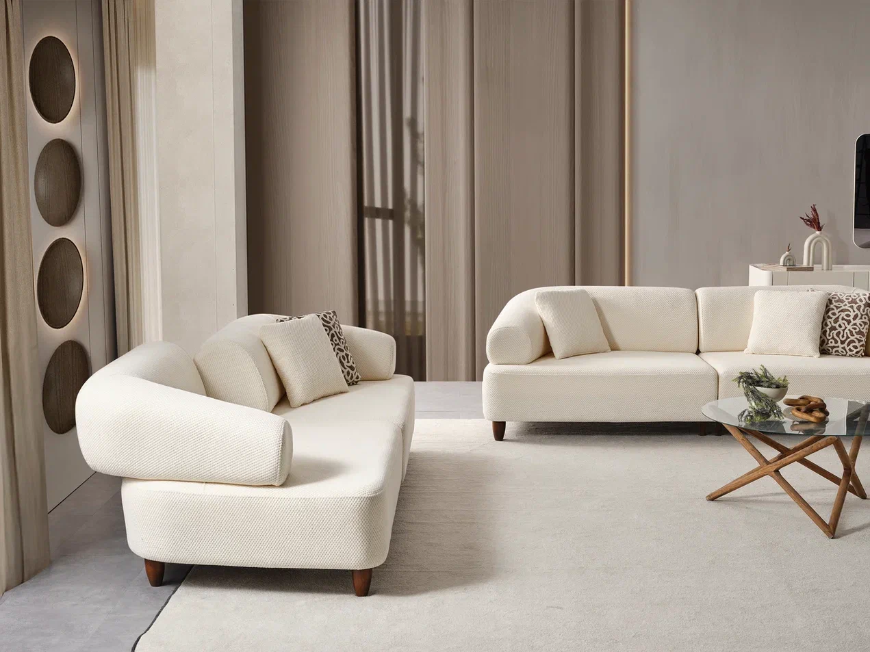 Comoda BOLD – Minimalism Sculptural și Puritate în MDF Vopsit 2