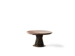 Masa Dining Extensibilă PABLO – Design Rotund, Lemn și MDF Furniruit 9