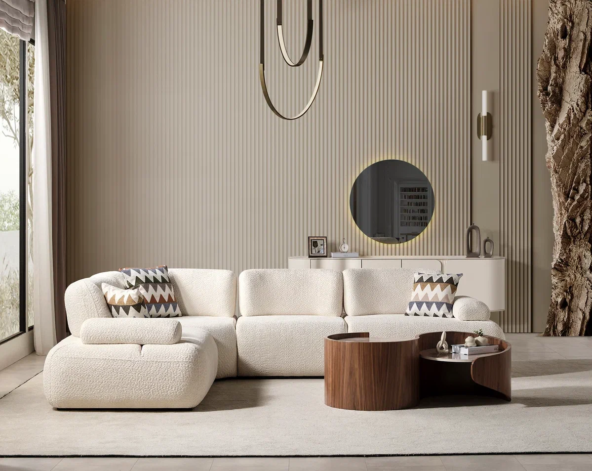 Comoda BOLD – Minimalism Sculptural și Puritate în MDF Vopsit 6