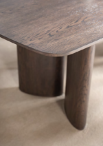 Masă Dining Soho | Design Premium Nuc & Negru | 210 cm 5