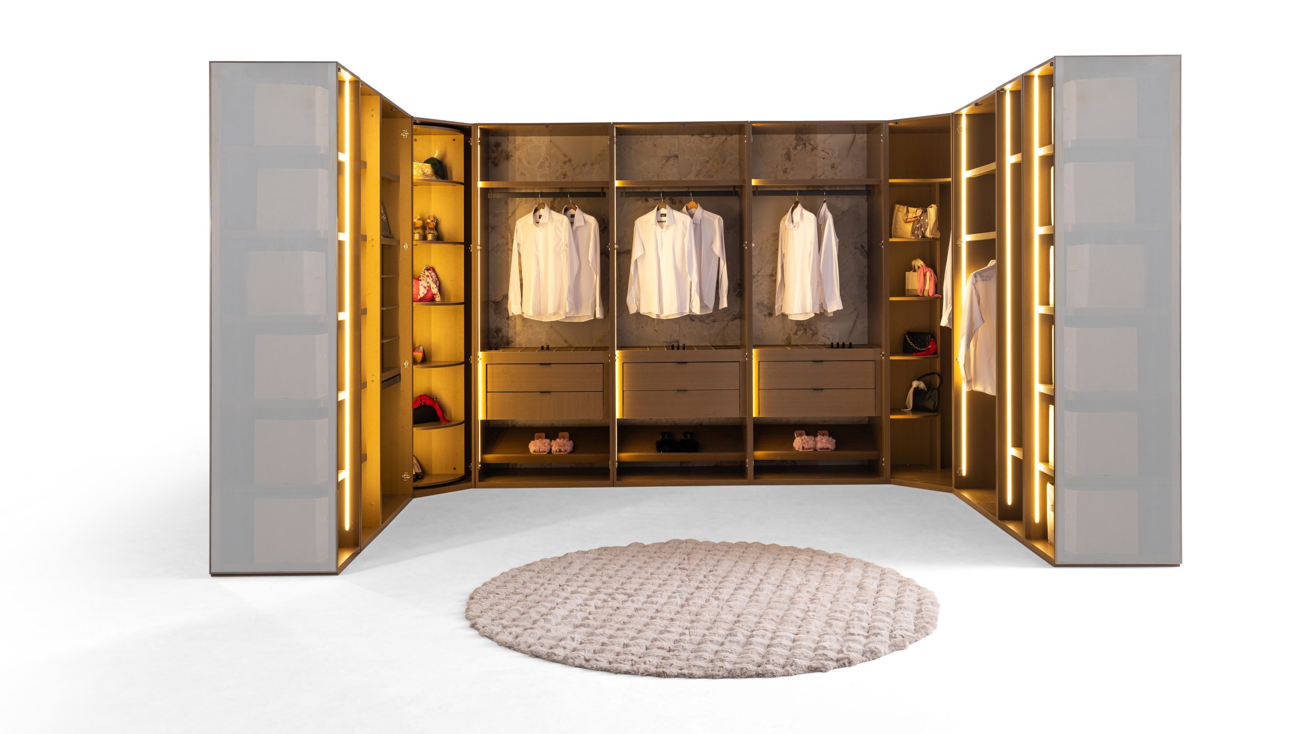 OLIVIA - Comoda Make-up cu Oglinda 3