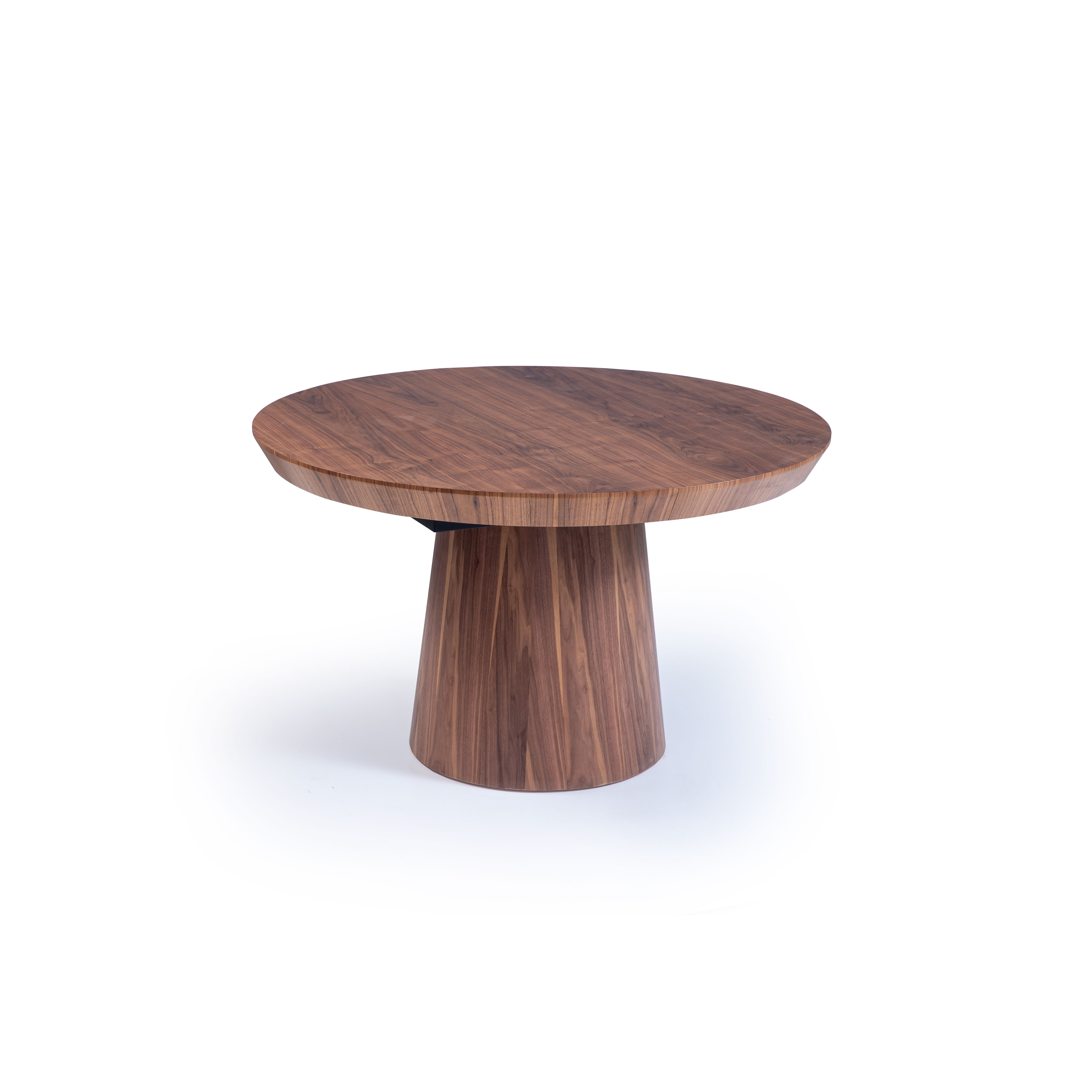 Masă Extensibilă FLOW – Design Rotund și Sistem Dublu de Extensie, 130-220 cm