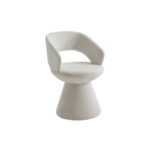 Scaun tapitat EIRA design sculptural pentru dining - Studio Concept