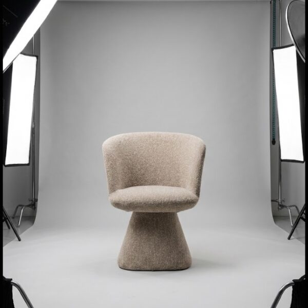 scaun-king-tapitat-integrala-boucle-alb-timisoara