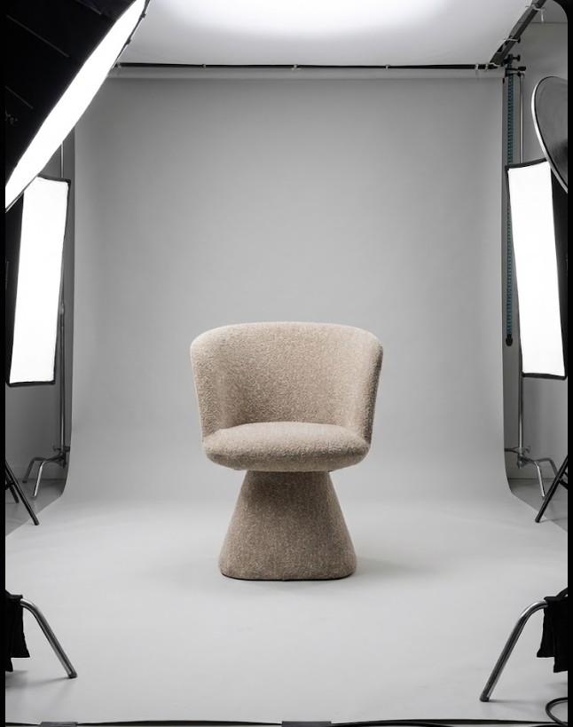 Scaun KING – Confort Regal cu Tapițerie Integrală din Bouclé