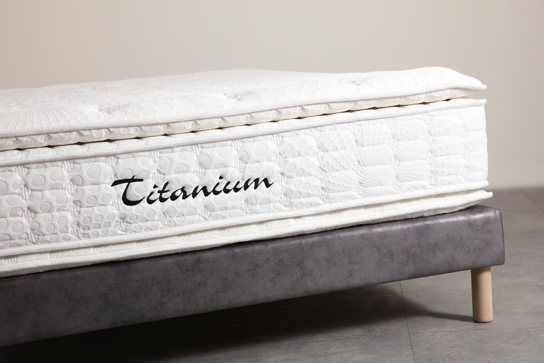 Saltea Titanium Luxury – 36 cm Înălțime, Feather Sponge & Pocket Spring 5